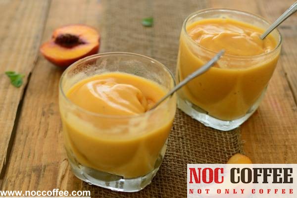 hướng dẫn làm smoothies đào