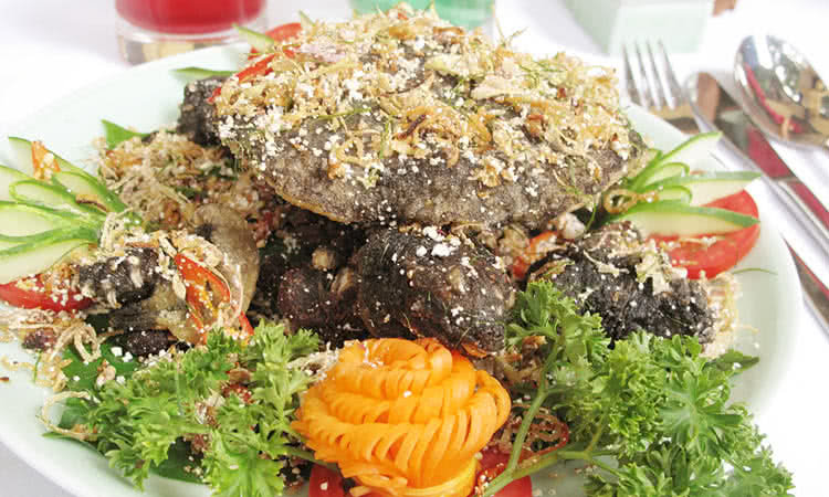 Ba ba rang muối ngon bổ dưỡng