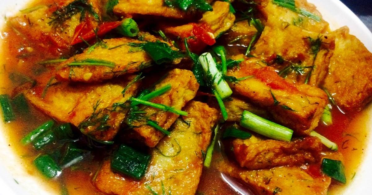 Chả cá thát lát sốt cà chua