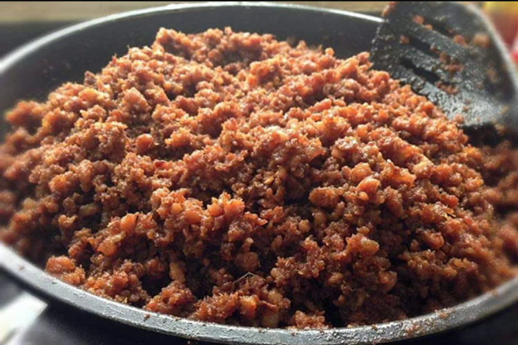 Mắm tép chưng thịt