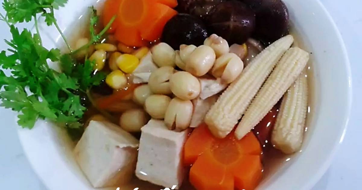 Canh thập cẩm chay