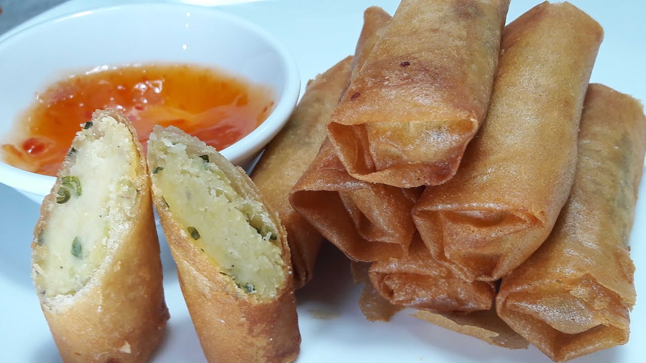 Chả giò chay đậu xanh