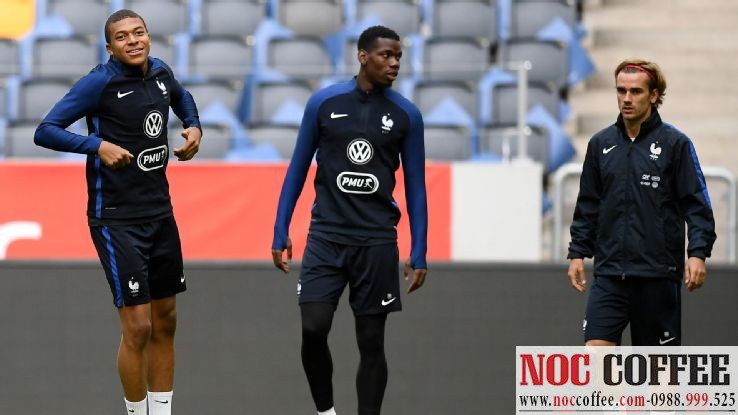 Mbappe Pogba and griezman