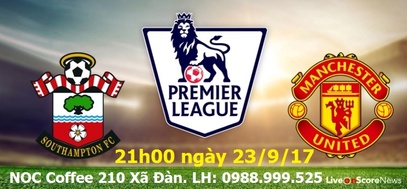 địa điểm xem trận southamton vs mu