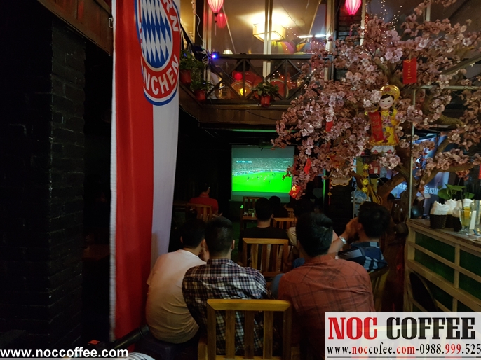 quán cafe off fan bóng đá