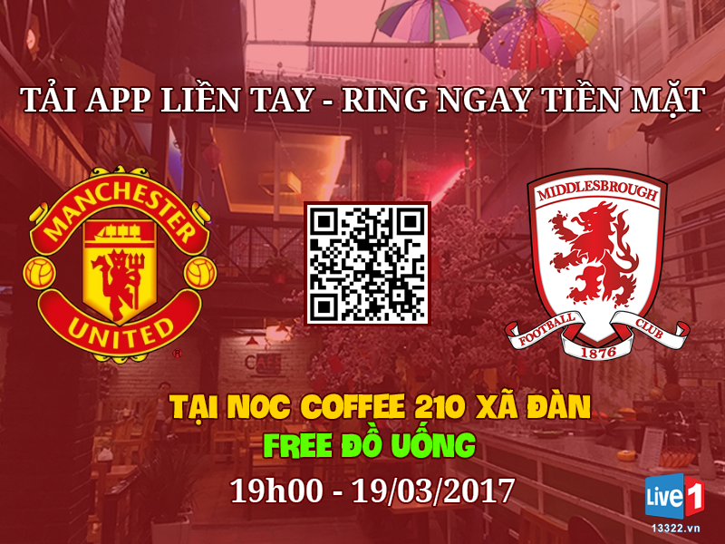 offline xem tran MU Middlesbrough