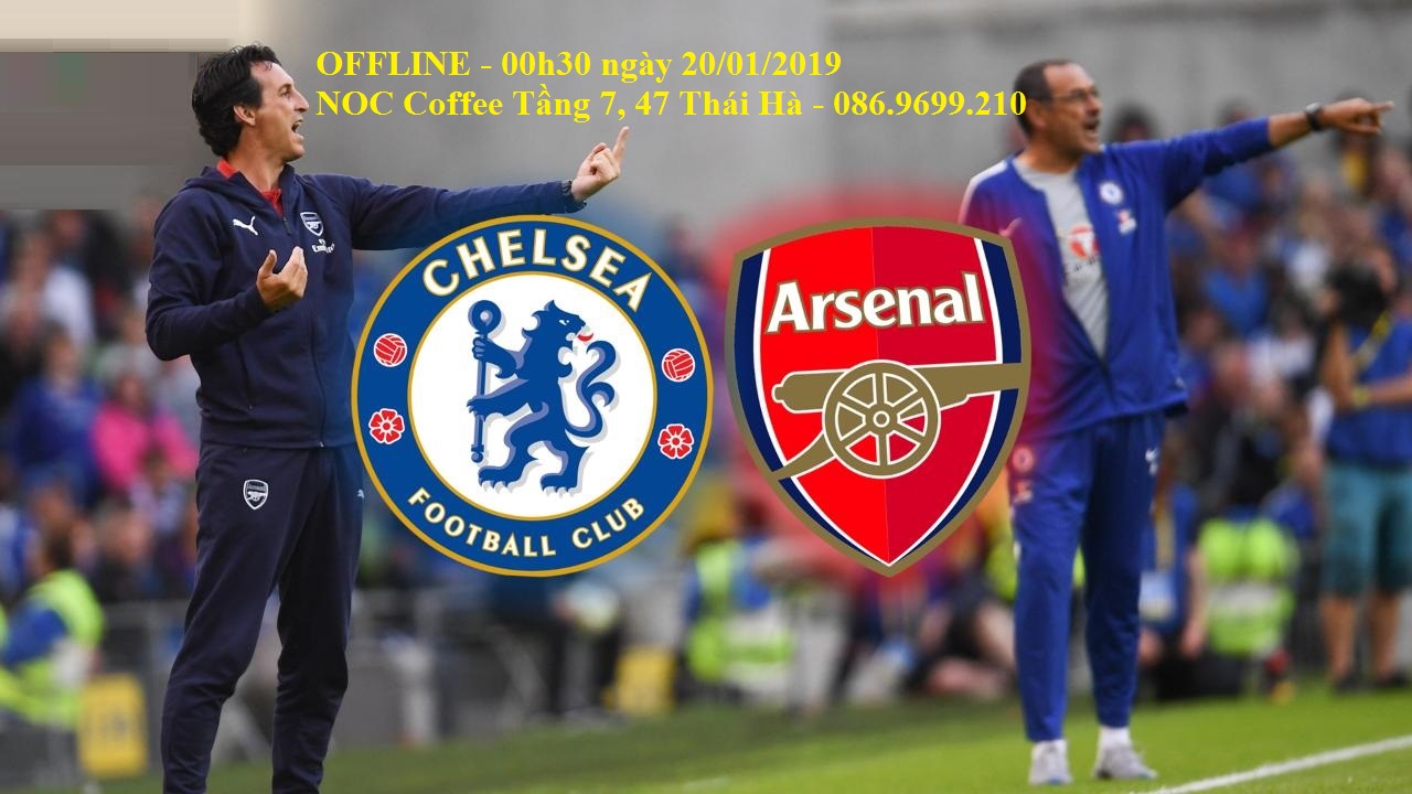 quán cafe chiếu trận arsenal chelsea