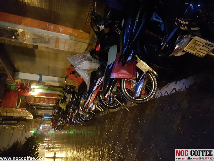 Quán cafe để được nhiều xe