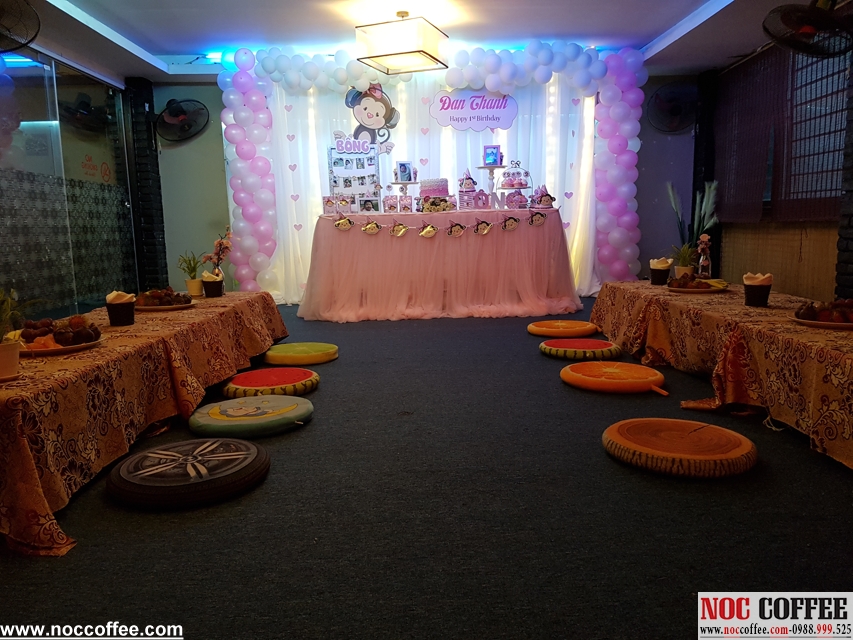 khong gian to chuc sinh nhat dep