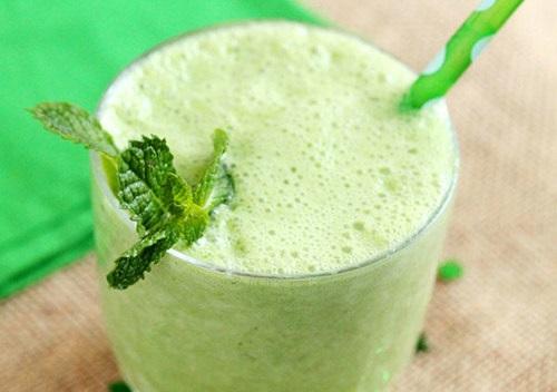 Smoothies chanh bạc hà