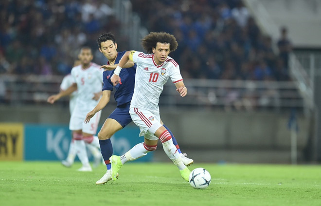 Uae thất bại 1-2 trước Thái Lan